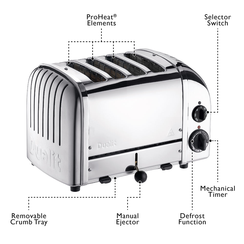 Dualit 4 Slice Classic Toaster