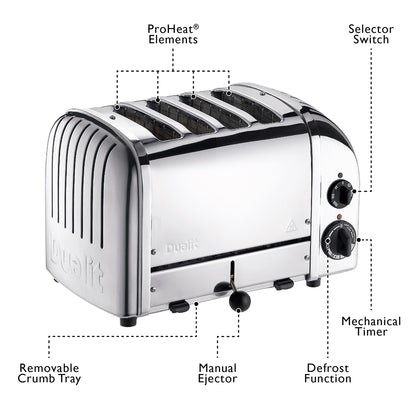 Dualit 4 Slice Classic Toaster